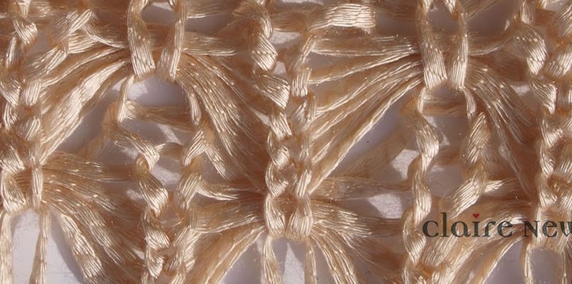 Machine Knitted Lace using hand tooling- check out how my new eBook on hand tooling lace is going
